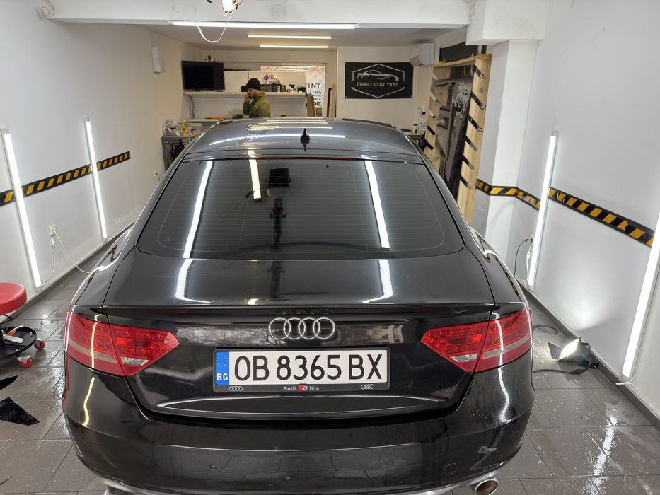 Затъмняване на автостъкла, полиране и пастиране на фарове с PPF защита