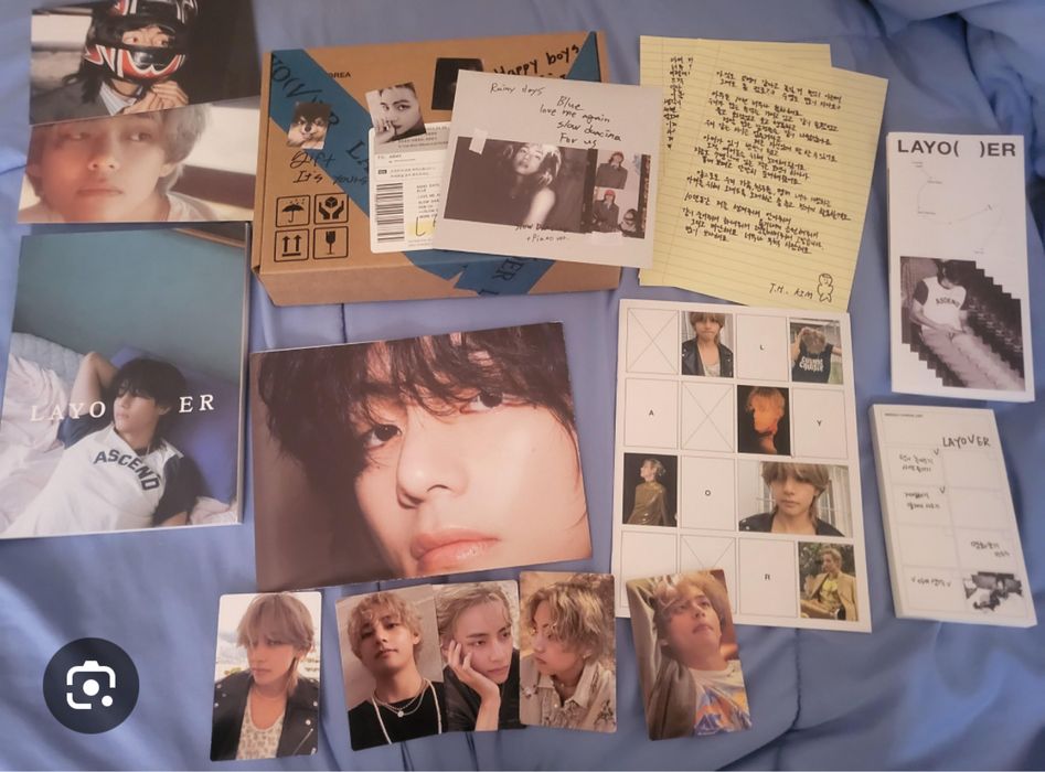 V (Taehyung) — Layover ( Official Blue ver.)