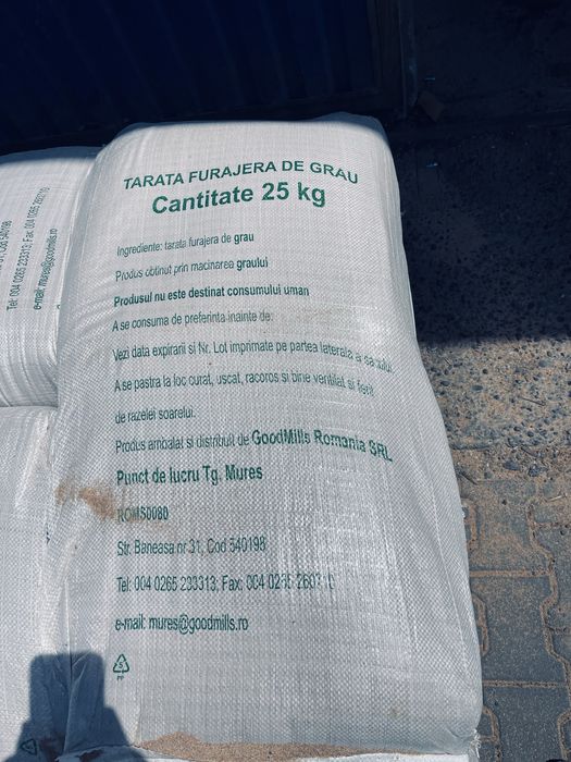Tarate ambalate sac 25 kg