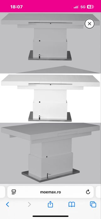 Masa extensibila de cafea 2IN1 II