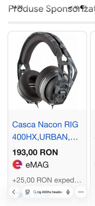 Casti gaming nacon rig