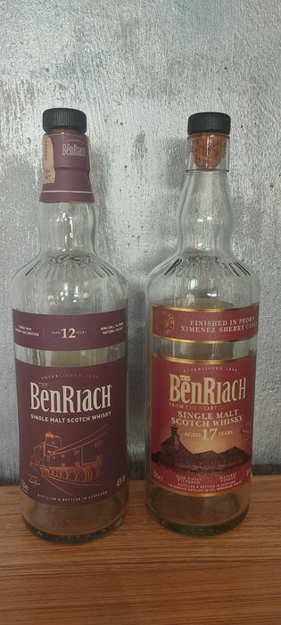 Бутилки от уиски със и без кутии