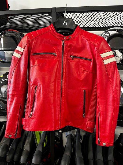 Дамско кожено мото яке SPYKE  RETRO SPORT, 42-L,всички протектори,подплата