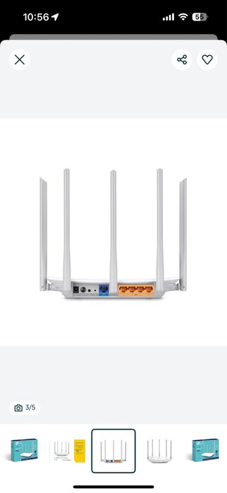 Продаётся Роутер  AC1350 Archer Wi-Fi Router Dual Band | MU-MIMO