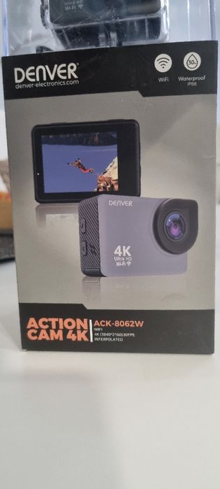 Екшън камера Denver Electronics ACK-8062W 2" 4K Wifi черена