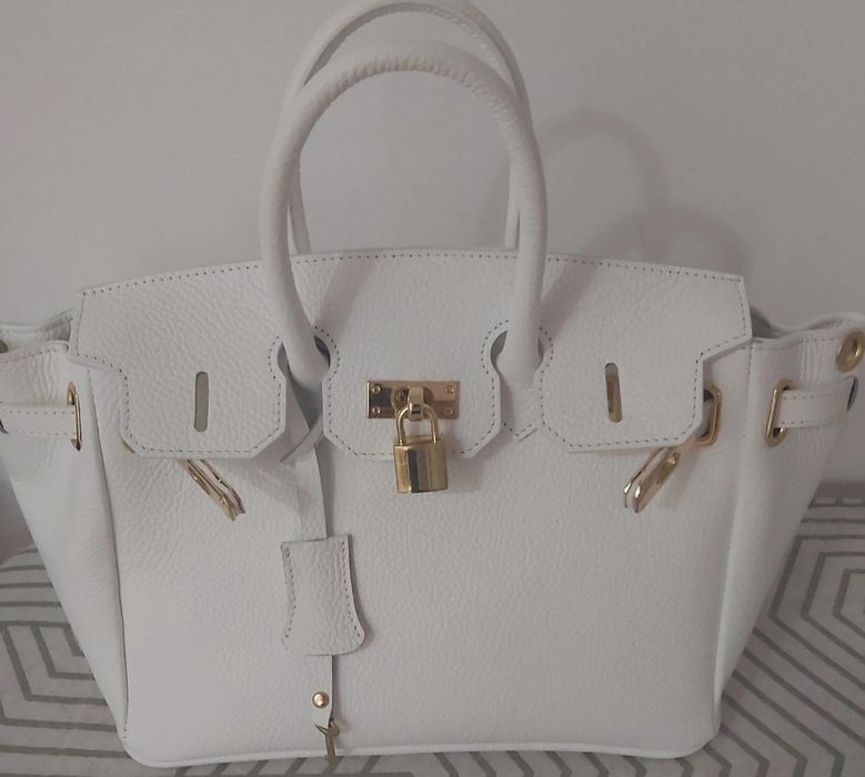 Geantă damă nouă din piele naturala Made in Italy