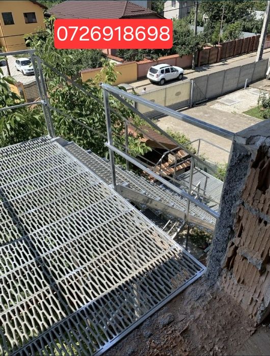Vând Scări metalice la cel mai bun pret galvanizate externe și pentru