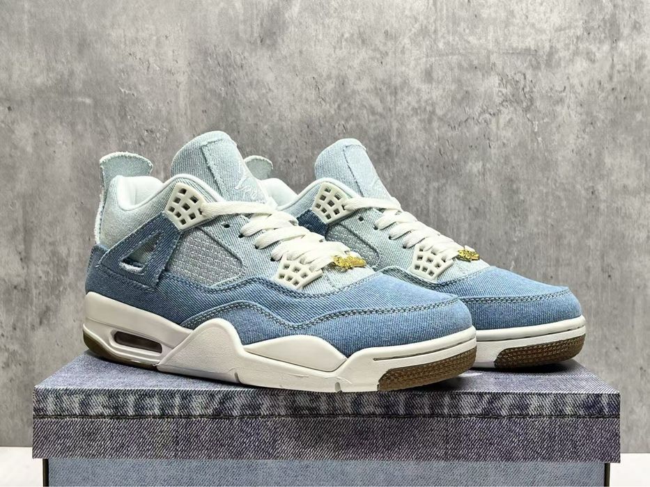 Оригинални мъжки маратонки Nike Air Jordan 4 Retro Worn Blue