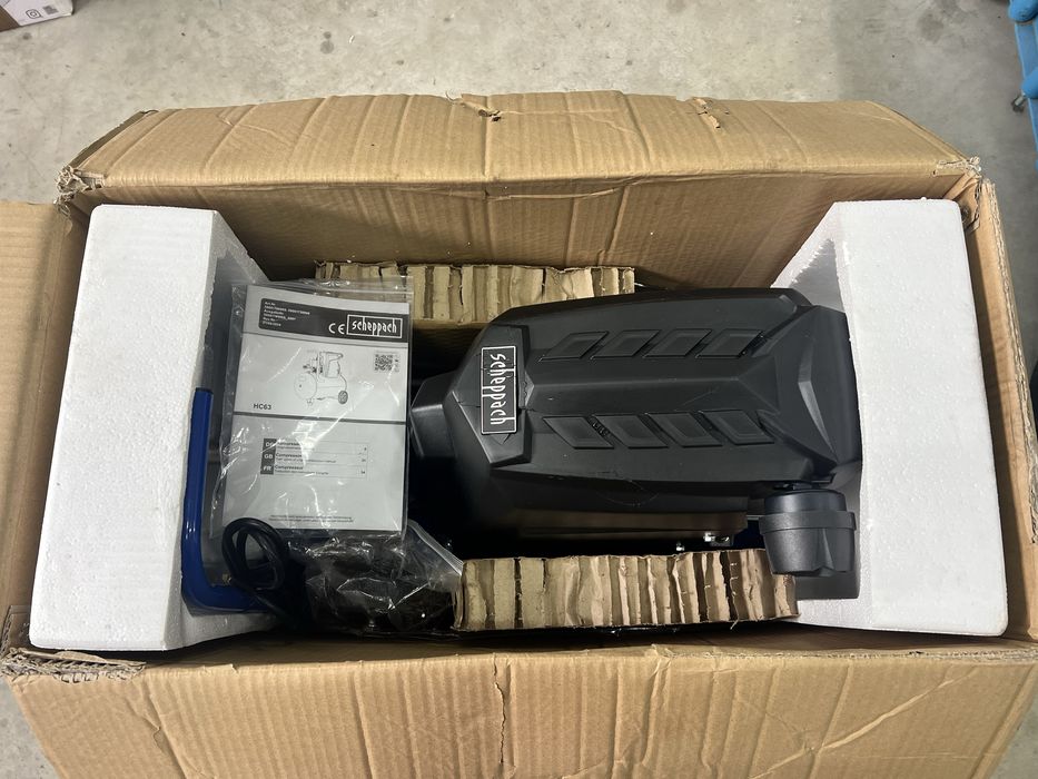 Компресор  маслен Scheppach HC63-50л. / 10бара/220л 1500W-чисто нов