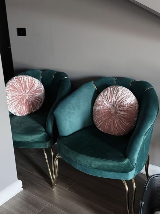 Canapea și fotolii moderne salon (3 piese) Arad ( verde smarald )