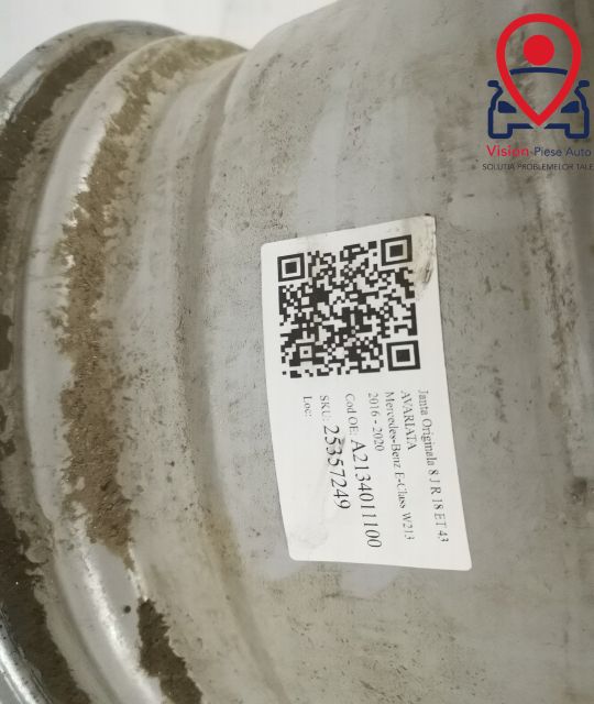 Оригинална джанта / Originalna Djanta 8 J R 18 ET 43 ПОВРЕДЕНА Мерцеде