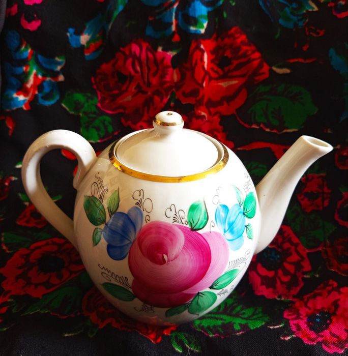 Чайник,коса, фарфор СССР