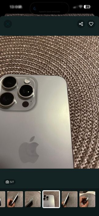 iPhone 15 Pro Max 512gb , “Natural Titanium”