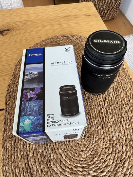 Obiectiv Olympus 75-300 mm Zoom MFT Micro Four Thirds