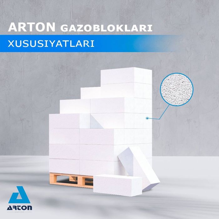Газоблок немецкого качества ARTON