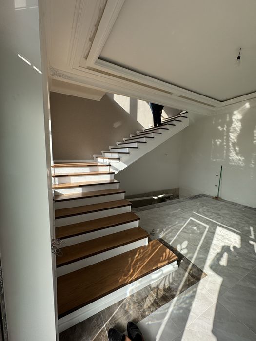 обшивка лестница. Мдф двери