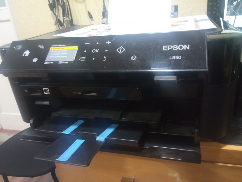 Принтер Epson L850 — Фотоцентр 3-в-1 с СНПЧ (6 цветов)