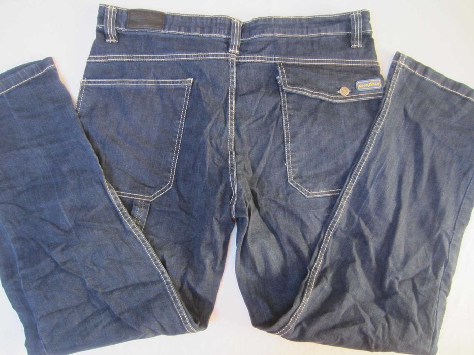 Pantaloni de lucru GoodYear, masura 34R, Talie=90cm,Lung=103cm, material subtire 98%bumbac+2%Elasthan, stare f.buna
