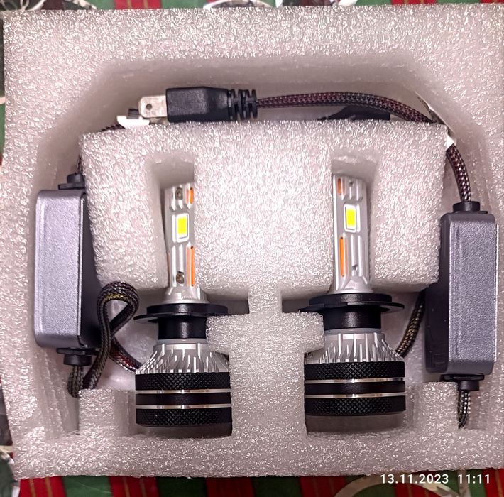 лед лампи Н-7 -75w комплекта-6000k