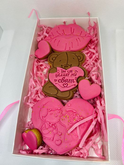 Бисквитки за свети валентин