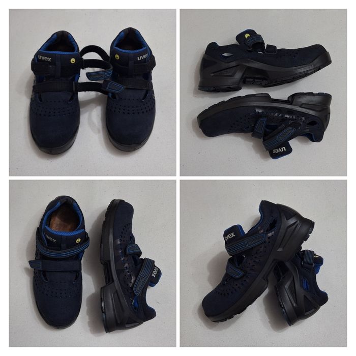 UVEX Sandale de protectie S1 SRC ESD, pantofi muncă Nr. 41 EU unisex