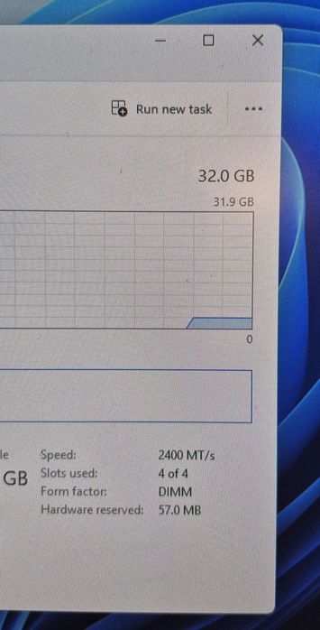 32GB RAM DDR4 2400MHz Hyper X Black