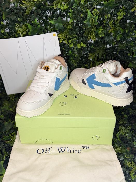 Adidasi/Sneakers Off-White SPONGE white and blue  | dustbag | MM2