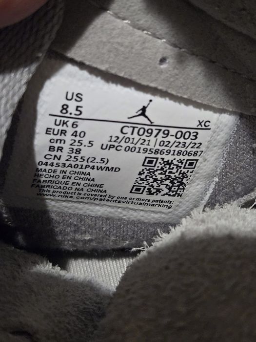Adidas unisex marca Nike Air Jordan1   40
