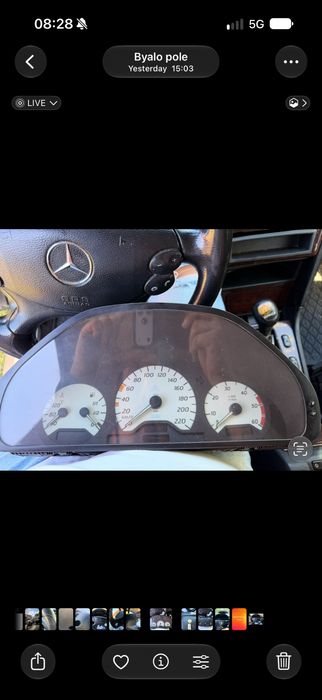 Километраж за Mercedes w202
