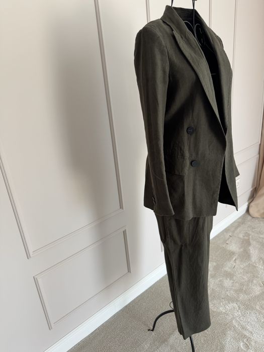 Massimo Dutti ленен костюм