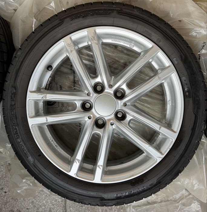 17” алуминиеви джанти с гуми Dunlop 205/50 R17