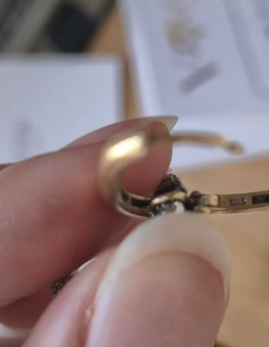 дамски златни обеци