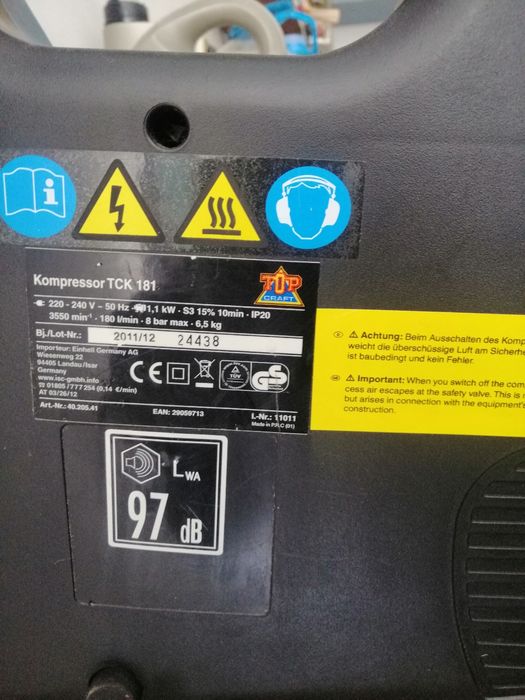 Компресор за въздух почти нов