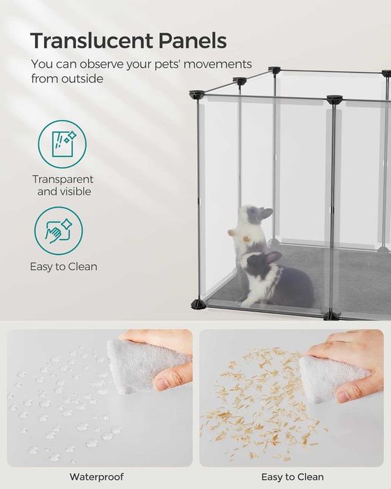 Ограждение за зайци и малки домашни любимци