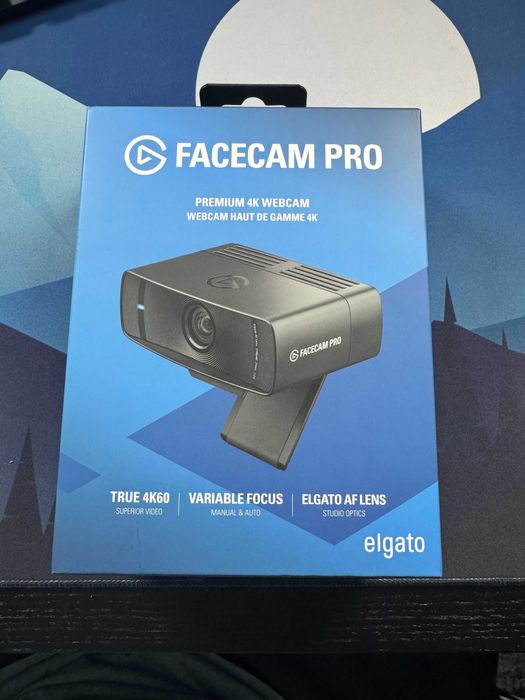 Elgato Facecam PRO 4k60fps - Impecabil la cutie - IN GARANTIE + BONUS