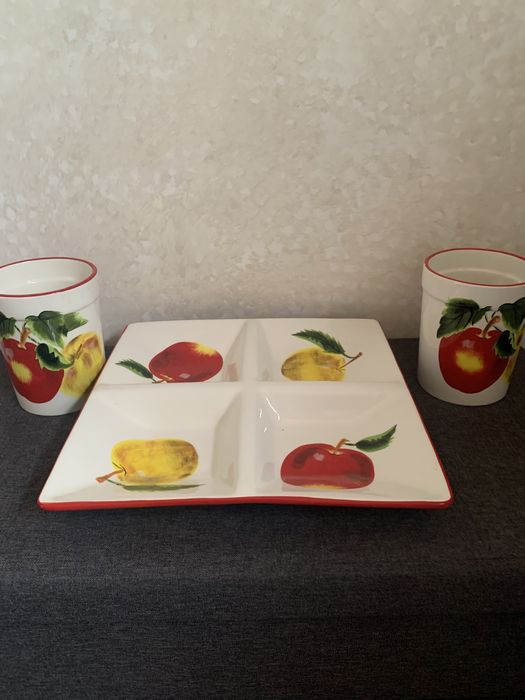 Порцеланов комплект и Огромна чаша