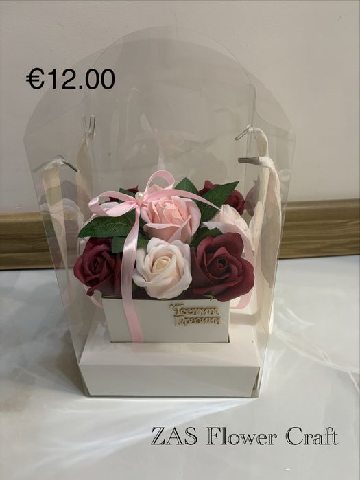 3Д рамки и аранжировки със сапунени цветя