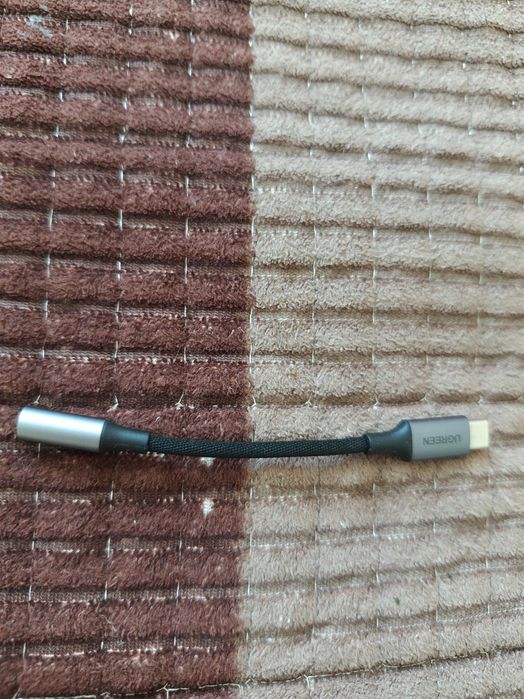 Новый кабель Ugreen USB Type-C, 2 метра+ переходник ЦАП 3.5мм Джек