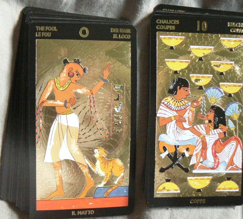 Tarotul de aur regina Nefertari,carti de tarot lux(aurii complet)SIGIL