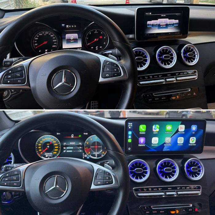 12.3” мултимедия • Touch • CarPlay • Android Auto | Дигитални километражи | Mercedes