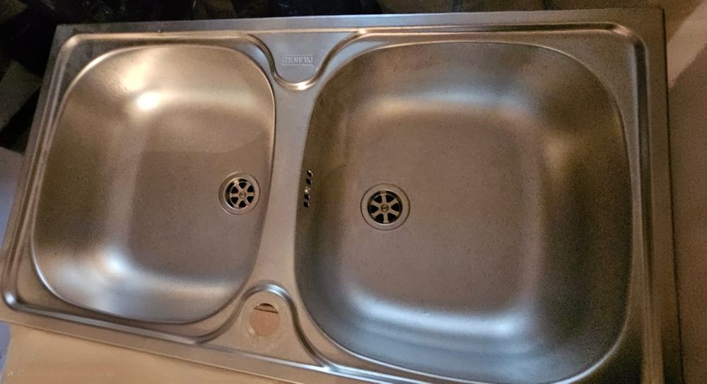 Vând chiuvetă dubla de bucătărie din inox, Franke