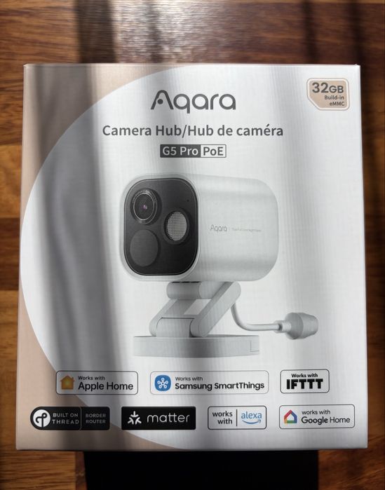 Aqara G5 Pro Camera hub, POE, HomeKit cu gateway Zigbee și Thread