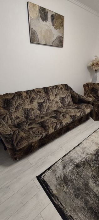 Set canapea extensibilă cu două fotolii extensibile
