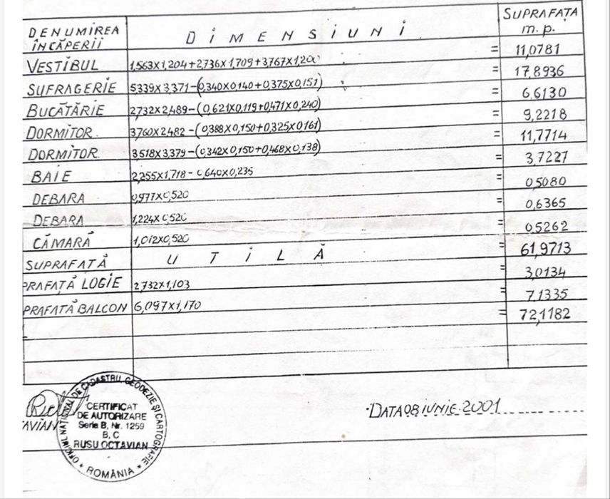 Apartament 3 camere, 72 mp, Sos Pantelimon 287, etaj 8