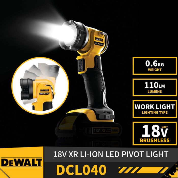 Акумулаторен лед фенер DeWALT DCL40 18V XR