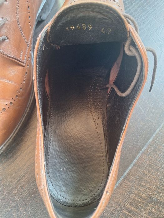 Pantofi maro Oxford piele marimea 42