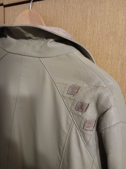 Дамско яке от естествена кожа. Пролет есен