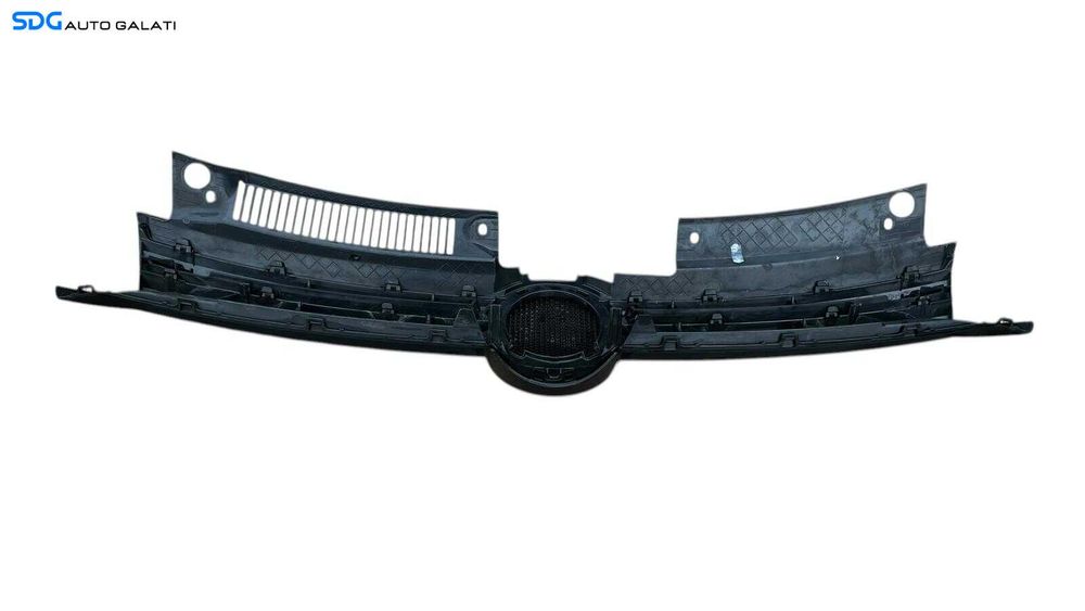Grila Centrala cu Emblema Sigla de pe Bara Spoiler Fata Volkswagen Golf 6 2008 - 2013 Cod 5K0853653 5K0853651 [L5330]