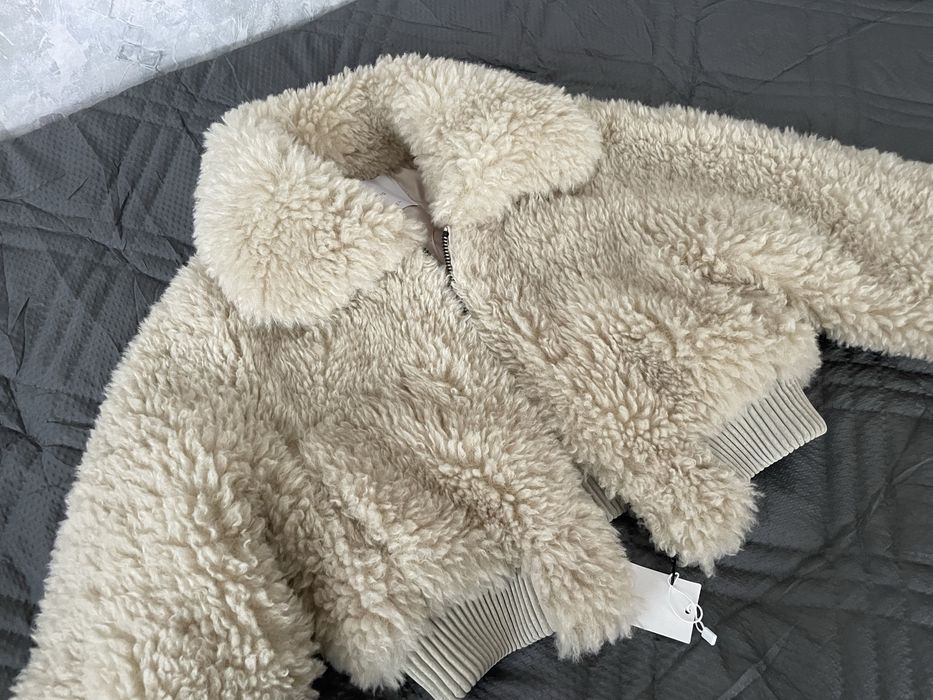 Късо палто Teddy Bear на Манго