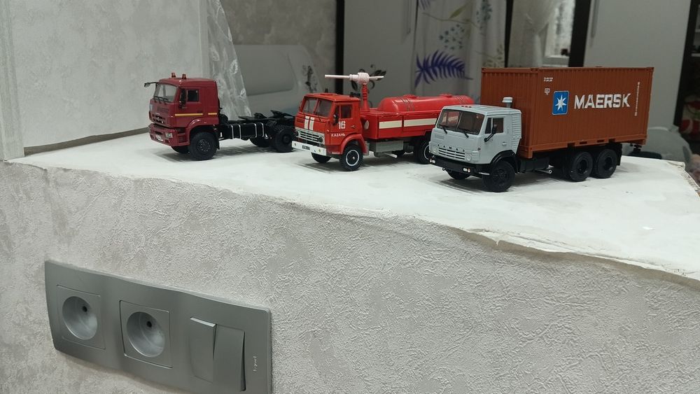 Пожарный КамАЗ в масштабе 1:43